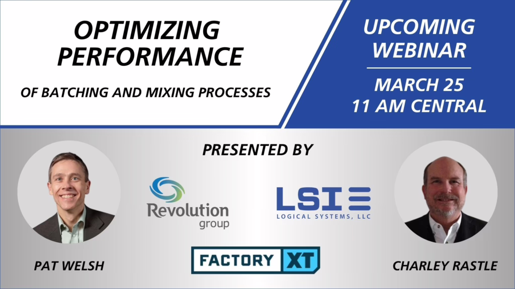 Batching and Mixing Webinar Post