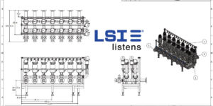3D Design Drawing LSI 3D Drawing Example